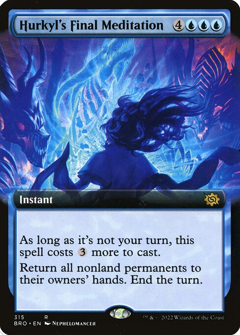 BRO: Hurkyl's Final Meditation (Extended Art) (Foil)