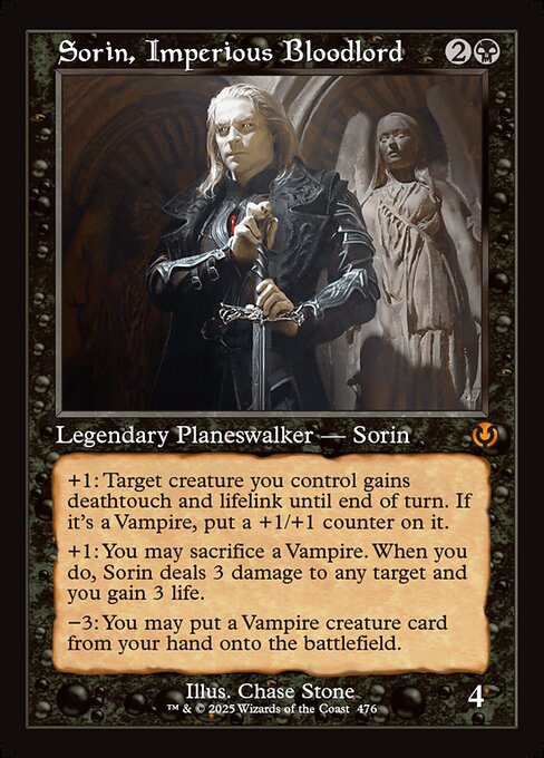 INR: Sorin, Imperious Bloodlord (Retro Frame) (Foil)