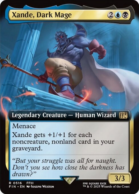 FIN: Xande, Dark Mage (Extended Art)