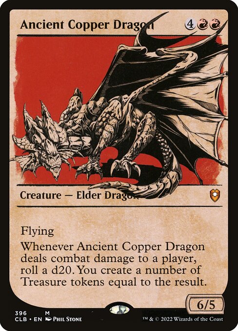 CLB: Ancient Copper Dragon (Showcase) (Foil)