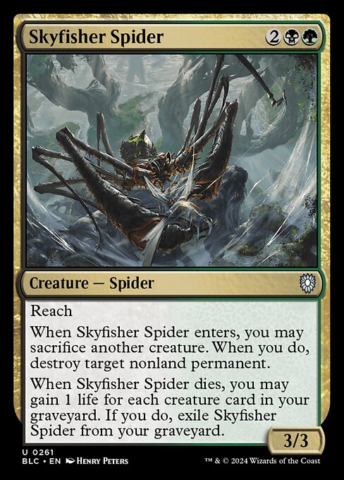 BLC: Skyfisher Spider