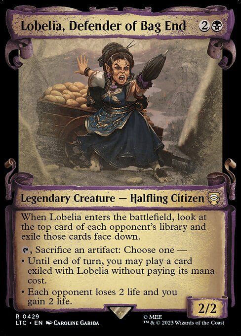 LTC: Lobelia, Defender of Bag End (Showcase Scrolls) (Foil)