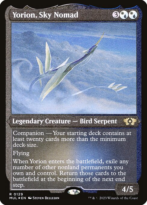 MUL: Yorion, Sky Nomad (Foil Etched)