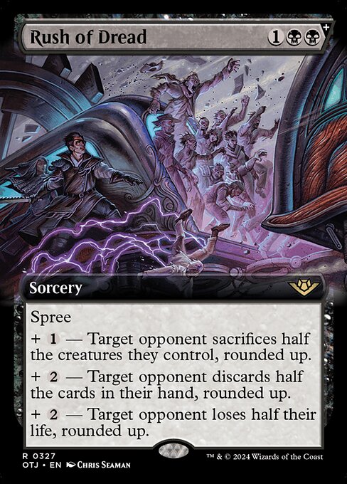 OTJ: Rush of Dread (Extended Art) (Foil)