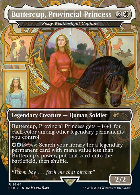 SLD: Buttercup, Provincial Princess - Sisay, Weatherlight Captain