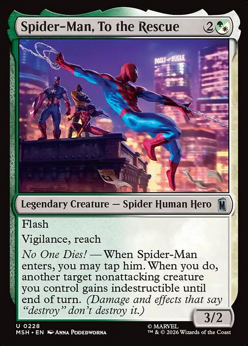 MSH: Spider-Man, To the Rescue (Foil)