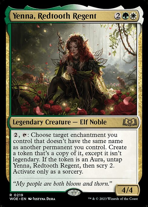 WOE: Yenna, Redtooth Regent (Foil)