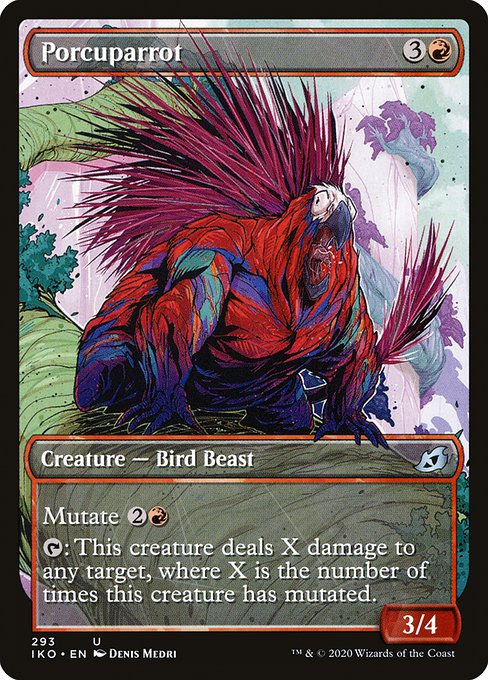 IKO: Porcuparrot (Showcase) (Foil)