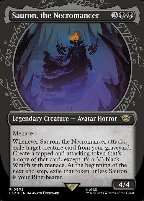 LTR: Sauron, the Necromancer (Showcase) (Surge Foil)