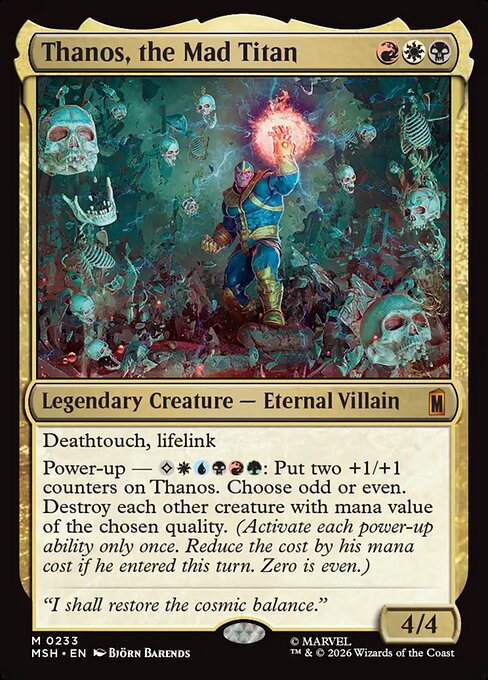 MSH: Thanos, the Mad Titan (Foil)