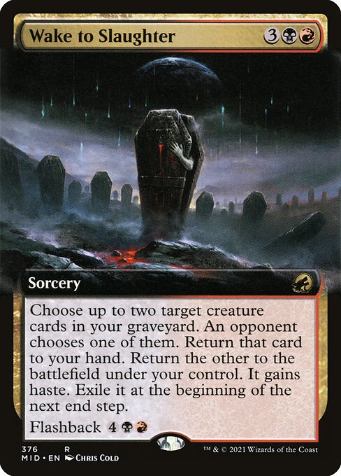 MID: Wake to Slaughter (Extended Art) (Foil)