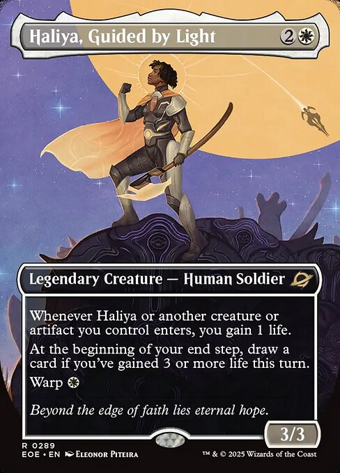 EOE: Haliya, Guided by Light (Borderless) (Foil)