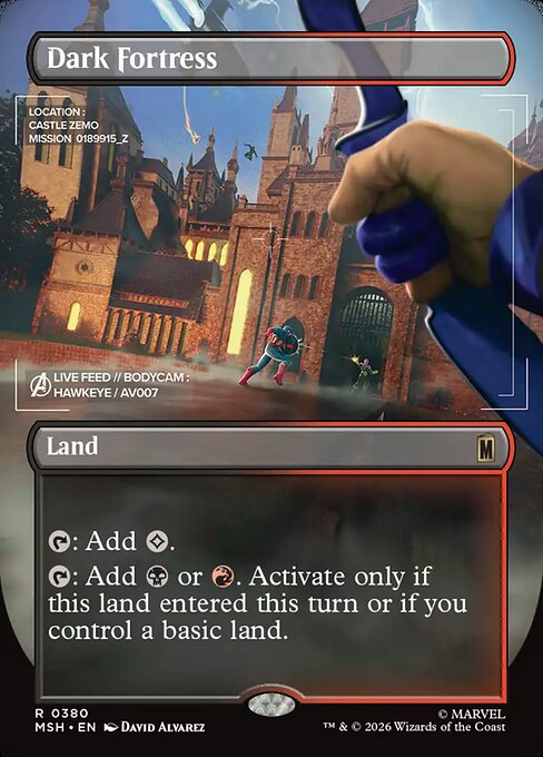 MSH: Dark Fortress (Borderless) (Foil)