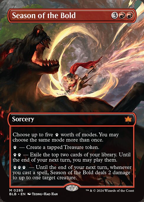BLB: Season of the Bold (Borderless) (Foil)
