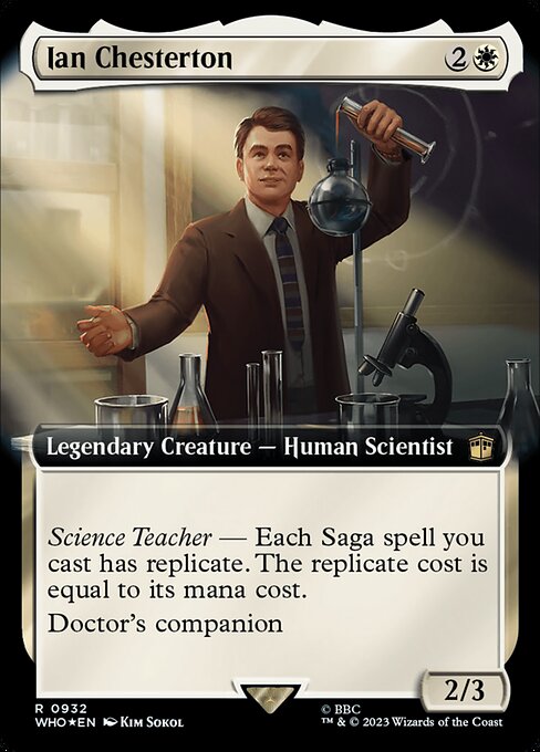WHO: Ian Chesterton (Extended Art) (Surge Foil)