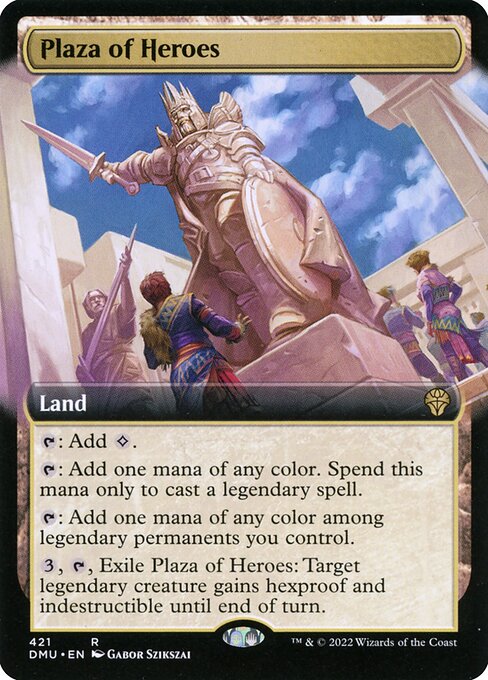 DMU: Plaza of Heroes (Extended Art) (Foil)