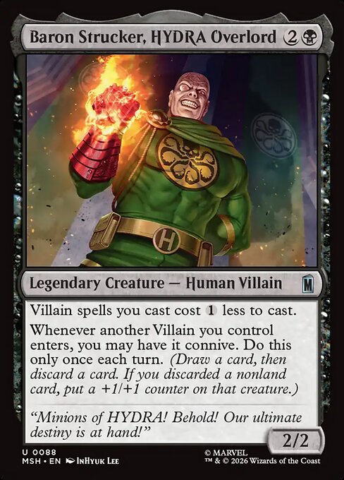 MSH: Baron Strucker, HYDRA Overlord