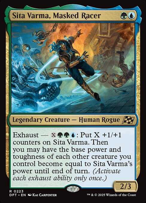 DFT: Sita Varma, Masked Racer