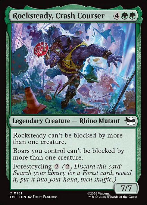 TMT: Rocksteady, Crash Courser (Foil)