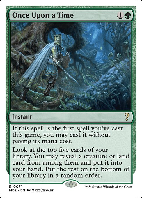 MB2: Once Upon a Time (White Border)