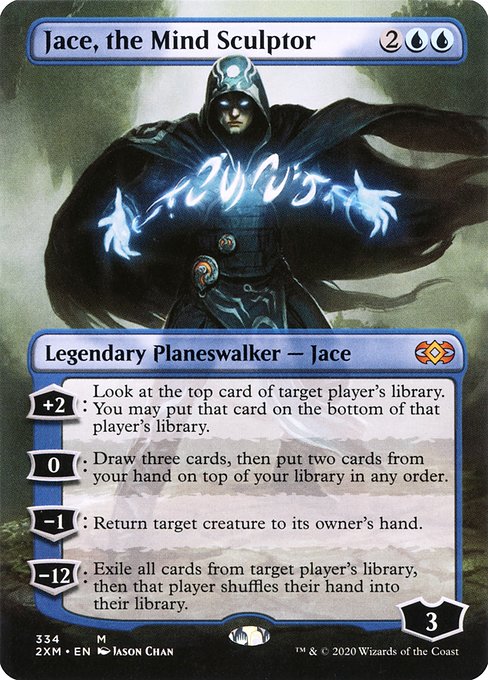 2XM: Jace, the Mind Sculptor (Borderless) (Foil)