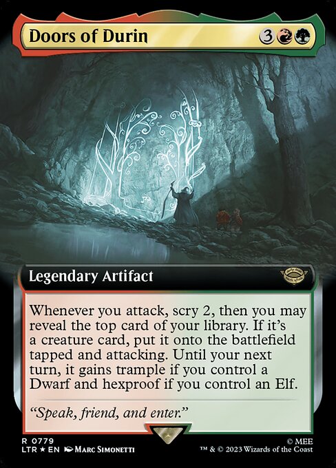 LTR: Doors of Durin (Extended Art) (Surge Foil)