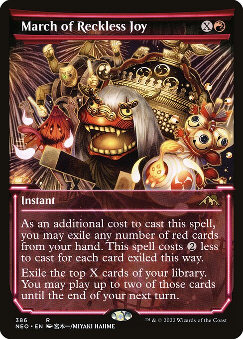 NEO: March of Reckless Joy (Showcase) (Foil)