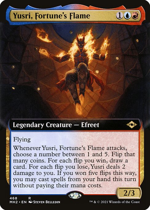MH2: Yusri, Fortune's Flame (Extended Art) (Foil)