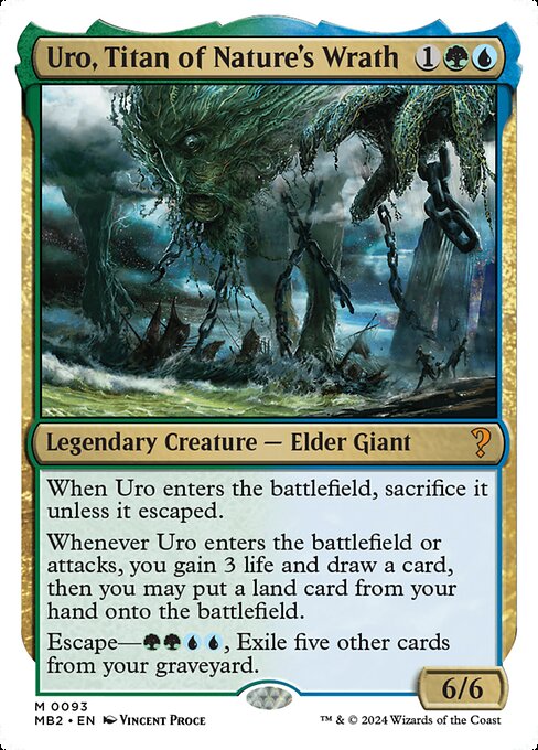 MB2: Uro, Titan of Nature's Wrath (White Border)