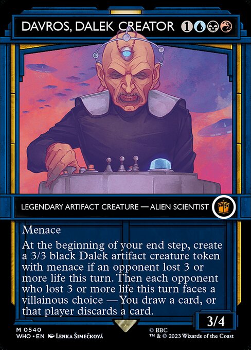 WHO: Davros, Dalek Creator (Showcase) (Foil)