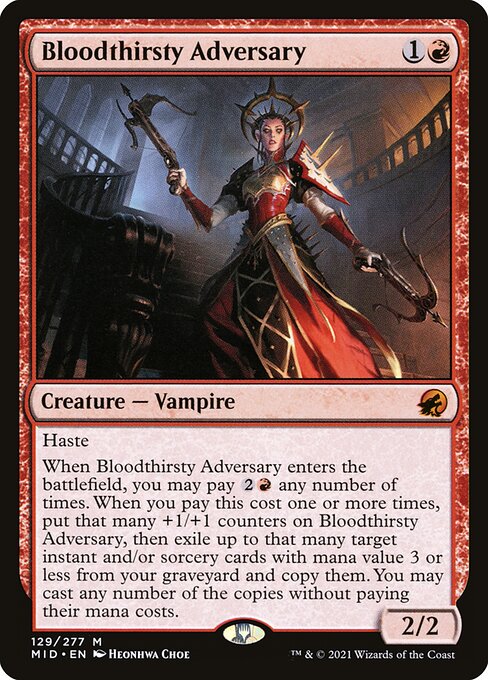 MID: Bloodthirsty Adversary (Foil)