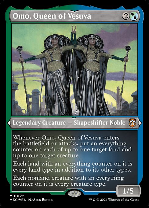 M3C: Omo, Queen of Vesuva (Foil Etched)