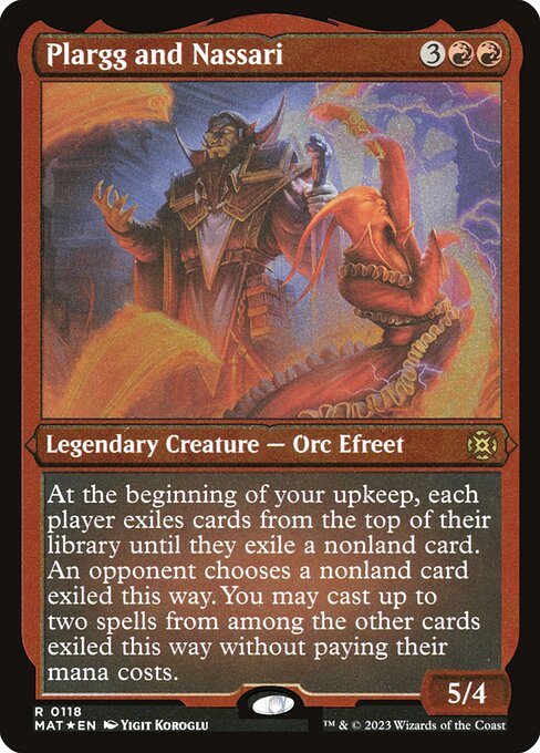 MAT: Plargg and Nassari (Foil Etched)