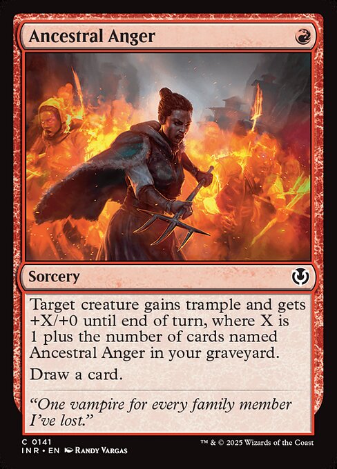 INR: Ancestral Anger (Foil)