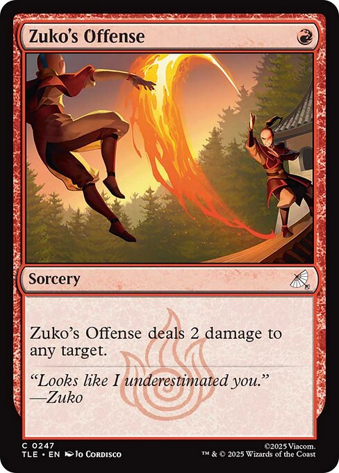 TLE: Zuko's Offense (0247) (Foil)