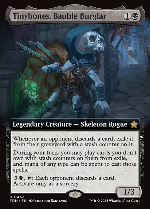 FDN: Tinybones, Bauble Burglar (Extended Art) (Foil)
