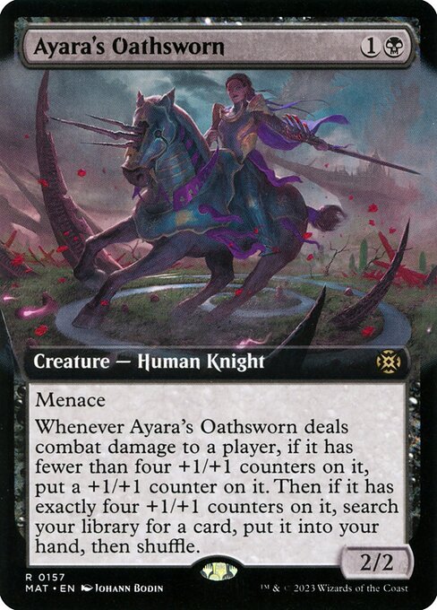 MAT: Ayara's Oathsworn (Extended Art) (Foil)