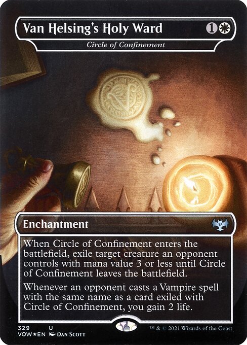 VOW: Van Helsing's Holy Ward - Circle of Confinement (Foil)
