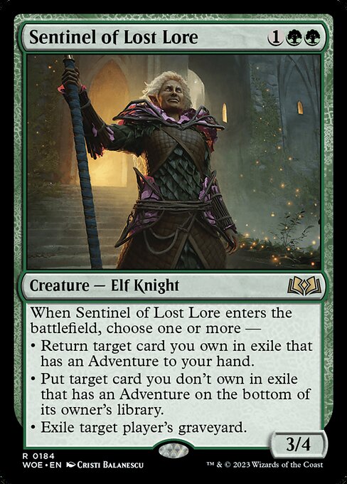 WOE: Sentinel of Lost Lore (Foil)