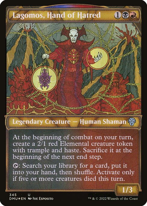 DMU: Lagomos, Hand of Hatred (Textured Foil)