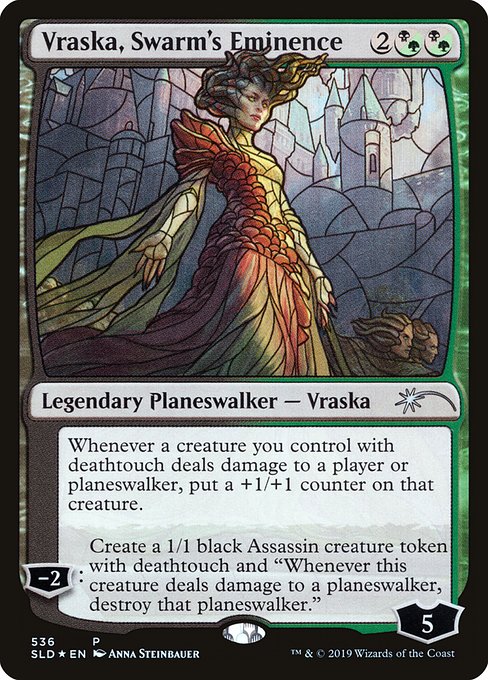 SLD: Vraska, Swarm's Eminence (Stained Glass) (Foil)