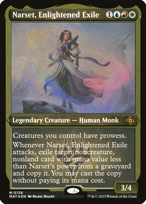 MAT: Narset, Enlightened Exile (Foil Etched)