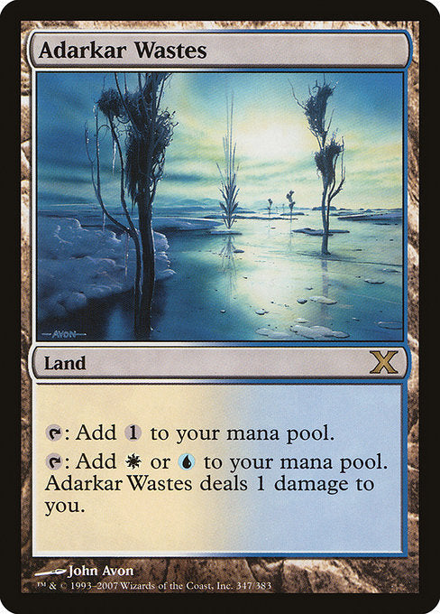 10E: Adarkar Wastes (Foil)