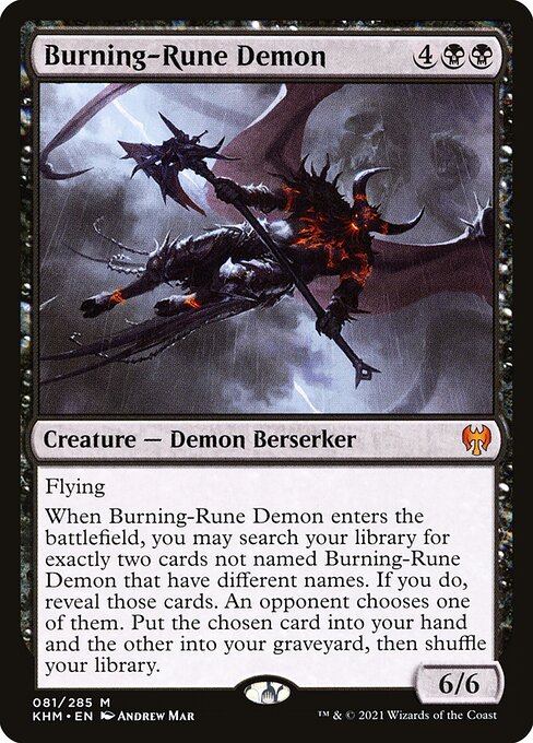 KHM: Burning-Rune Demon (Foil)