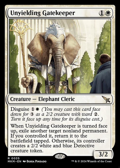 MKM: Unyielding Gatekeeper (Foil)
