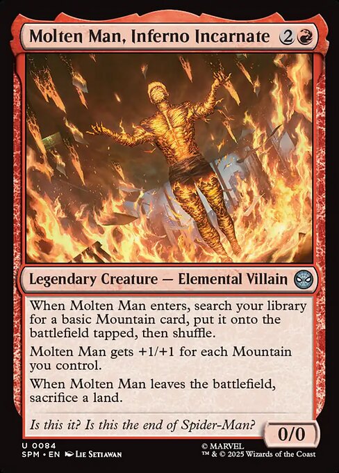 SPM: Molten Man, Inferno Incarnate