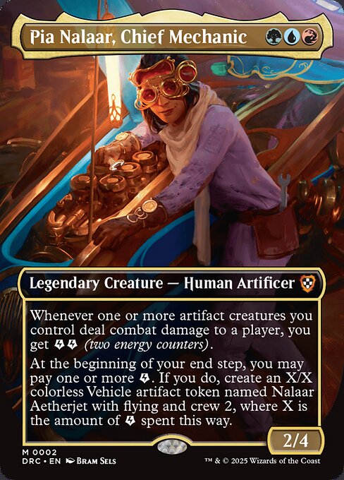 DRC: Pia Nalaar, Chief Mechanic (Borderless) (Foil)