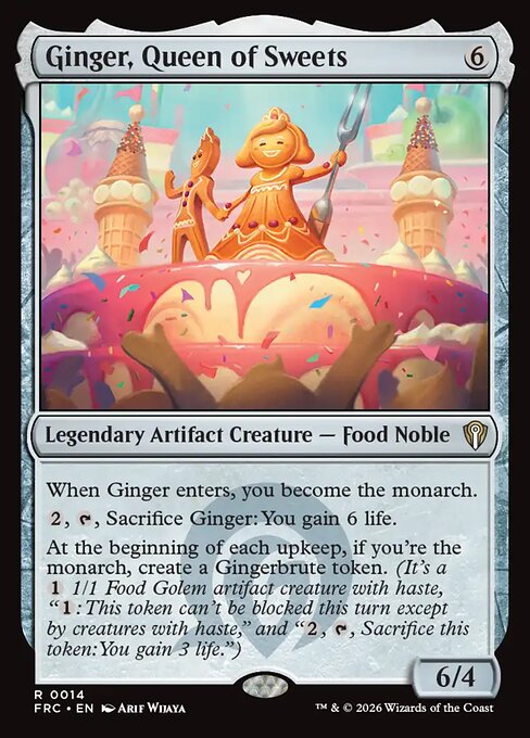 FRC: Ginger, Queen of Sweets