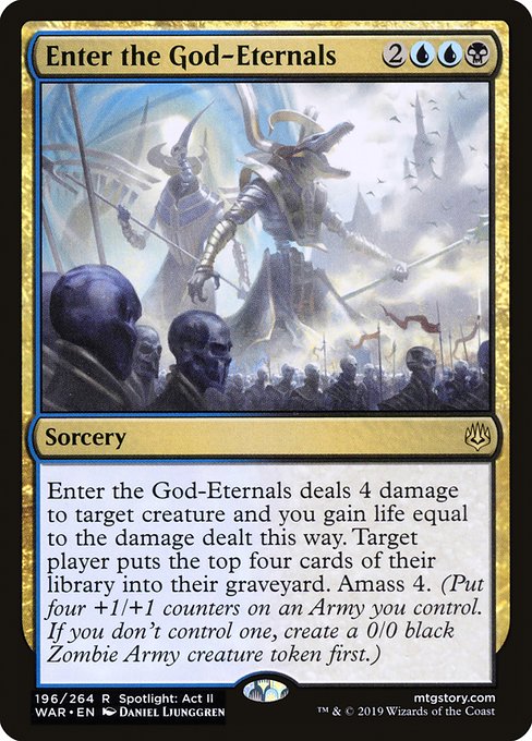WAR: Enter the God-Eternals (Foil)