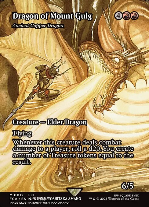 FCA: Dragon of Mount Gulg - Ancient Copper Dragon (Showcase) (Foil)